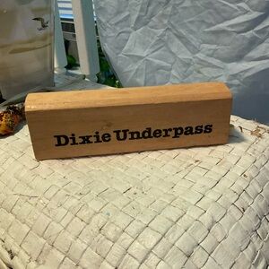 Wooden Block Toy with Text